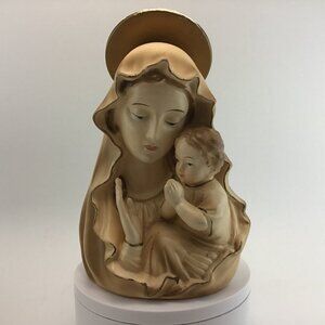 Madonna and Child Planter Head Vase LEGO Japan Wall Pocket